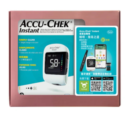 瑞士 Accumed Accu-Chek Instant 逸智血糖機套裝