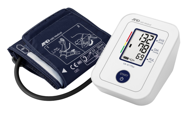 A&D Ande Blood Pressure Monitor UA-611PLUS Upper Arm Electronic Blood Pressure Monitor Medical Device