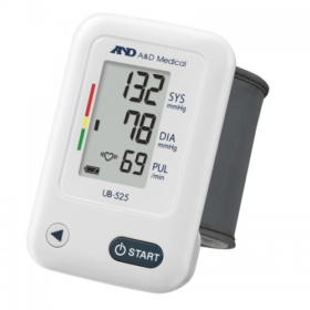 A&D AND UB-525 Wrist Blood Pressure Monitor with 60 Memory Records Medical Device