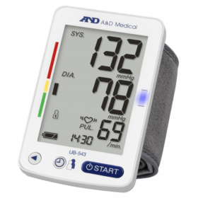 AND UB-543 Wrist Blood Pressure Monitor with Correct Position Guidance Technology C.P.G. Irregular Heartbeat Detection Medical Device