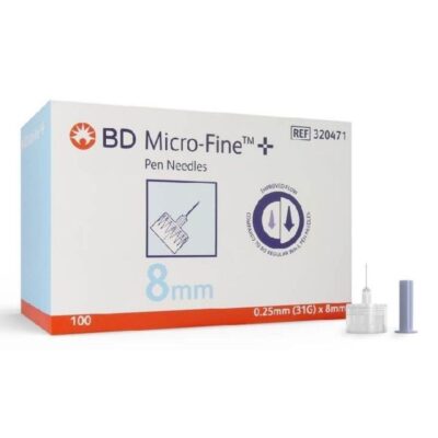 BD Micro-Fine™ Pen Needles for Insulin Pens 31G 0.25mm x 8mm 100 pcs Medical Consumables