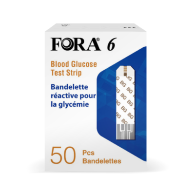 瑞士 FORA 福爾 6合1血糖機專用 BG血糖試紙 50張