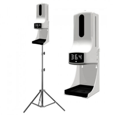 K3 K9 PRO Upgraded Version 2-in-1 Automatic Infrared Thermometer and Disinfectant Spray Machine with Stand Set K9 PRO 2-in-1 Automatic Infrared Thermometer and Disinfectant Spray Machine with Stand Medical Equipment