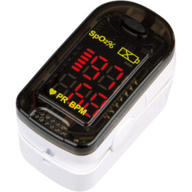 Italian O2-EASY Finger Pulse Oximeter with LED Display, One-Button Operation, Medical Device