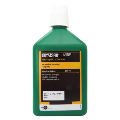必妥碘 Betadine 傷口殺菌液 10% Povidone-Iodine 500ml