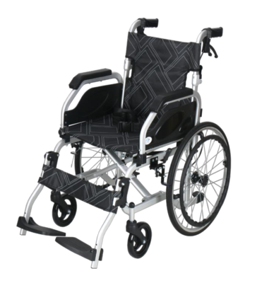 Aluminum Alloy Large Wheel Folding Back Wheelchair Model FSK-034 Manual Wheelchair