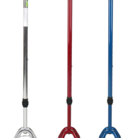 FUSHIKANG Quad Cane with T-Handle 71-94cm 100kg Load Capacity Walking Aid