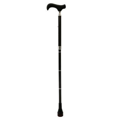 枴杖屋 Cane House 頂級Carbon輕巧系列 碳纖維360度防滑避震四折疊伸縮手杖 74.5-84.5cm 1支