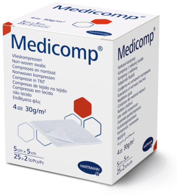 Hartmann赫曼 Medicomp 消毒無紡紗布 5.5×5.5cm