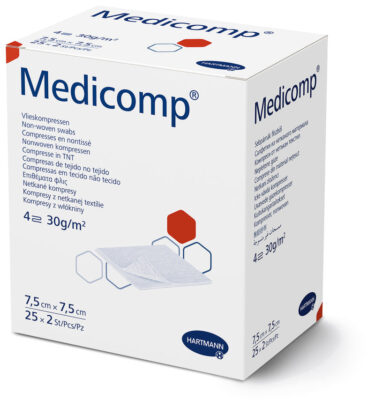 Hartmann赫曼 Medicomp 消毒無紡紗布 7.5×7.5 cm