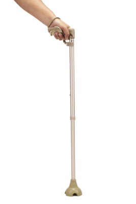 悅杖 Merry Stick 自立式人體工學手杖 (香檳金 左手)