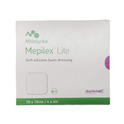 Molnlycke美皮康 Mepilex LITE 矽膠泡棉敷料貼 (10x10cm)
