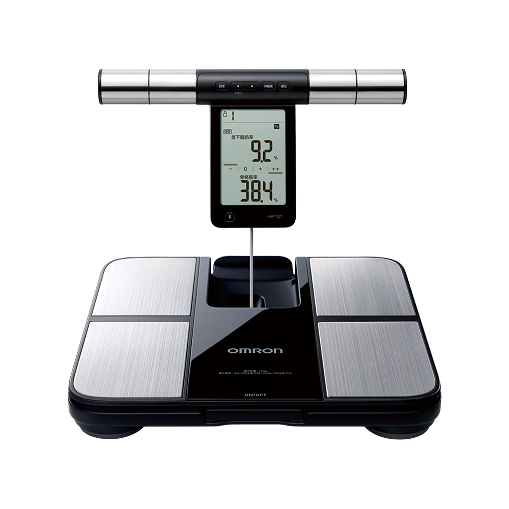 Omron HBF-702T Bluetooth Smart Body Weight and Body Fat Monitor Bluetooth Body Composition Monitor Health Monitoring Device