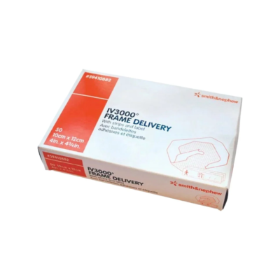 Smith & Nephew IV 3000 Frame Delivery Dressing Transparent Film Dressing 10 x 12cm 50 pieces Wound Care Dressing