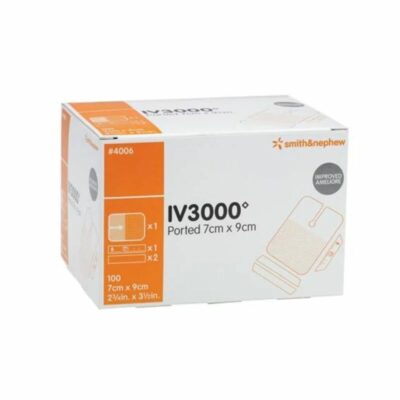 Smith & Nephew IV 3000 Transparent Film Dressing 7 x 9cm 100 pieces Wound Care Dressing