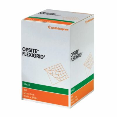 Smith & Nephew OpSite FlexiGrid Transparent Film Dressing 6 x 7cm 100 pieces Wound Care Dressing