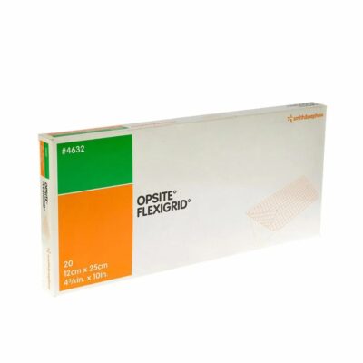 Smith & Nephew OpSite FlexiGrid Transparent Film Dressing 12 x 25cm 20 Pieces Wound Care Dressing