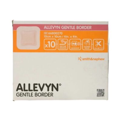 施樂輝 Smith & Nephew ALLEVYN Gentle Border 海綿敷料 (10x10cm)