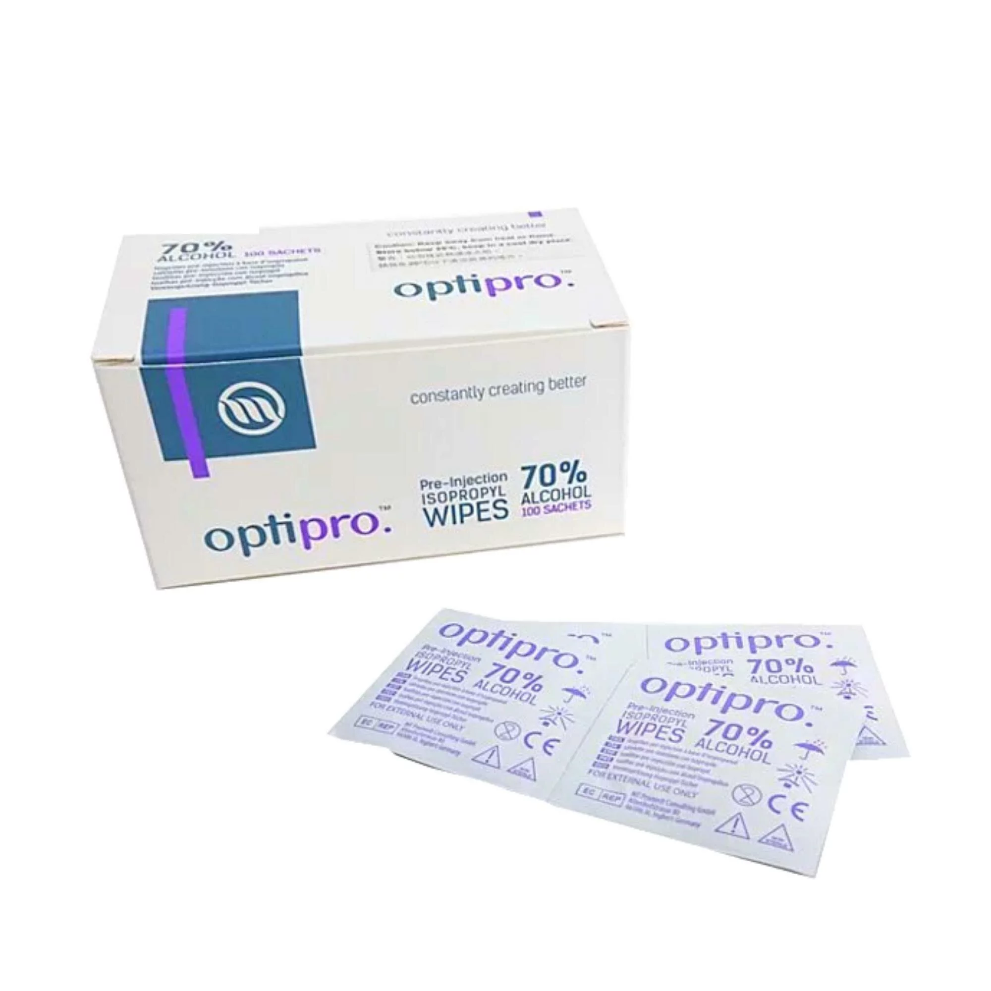OptiPro消毒酒精紙