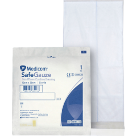 麥迪康 Medicom Safegauze 特強吸滲消毒無紡布 (10x20cm)