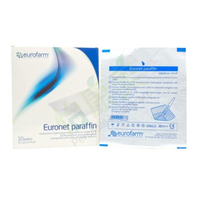 意大利 Eurofarm Euronet Paraffin 無菌油紗布 10x10cm 10片