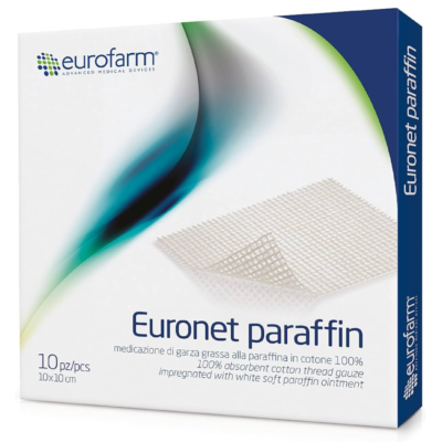 意大利 Euronet Paraffin 無菌紗布 10 x 10cm 10片