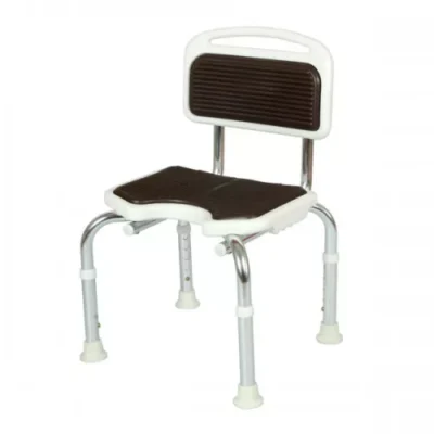 Japanese Maki Aluminum Backrest U-Shaped Bath Chair Adjustable Height Bathroom Safety