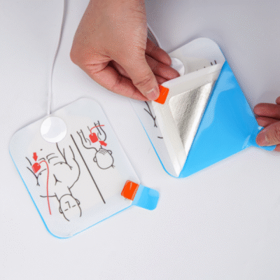 VVT-D0700016 Adult & Pediatric Use Compatible with Vivest PowerBeat X1 X3 AED Electrode Pads 2 Pieces Disposable Electrodes