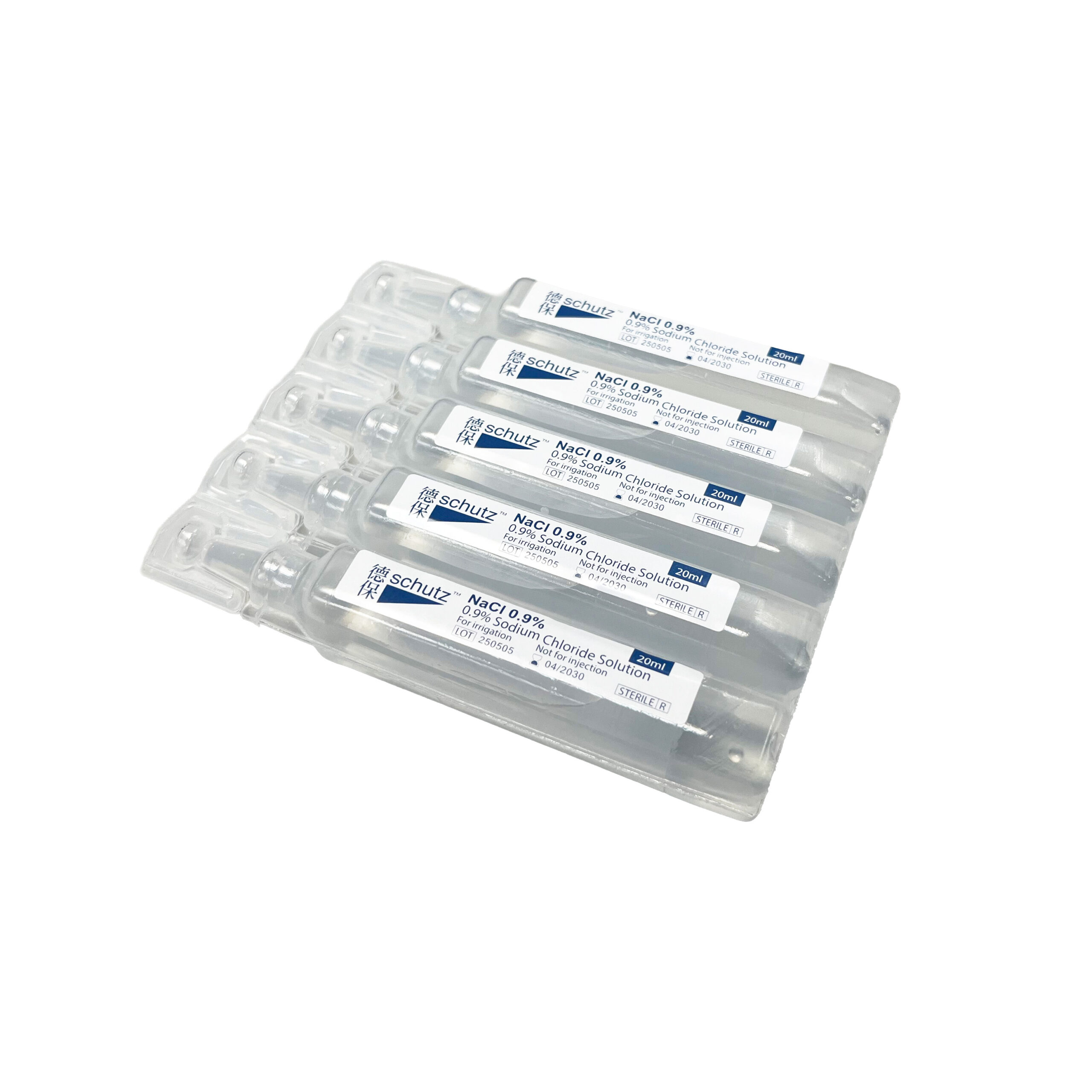 Schutz™ NaCl 0.9% Sodium Chloride Solutions 20ml (Saline Solution) - Image 2