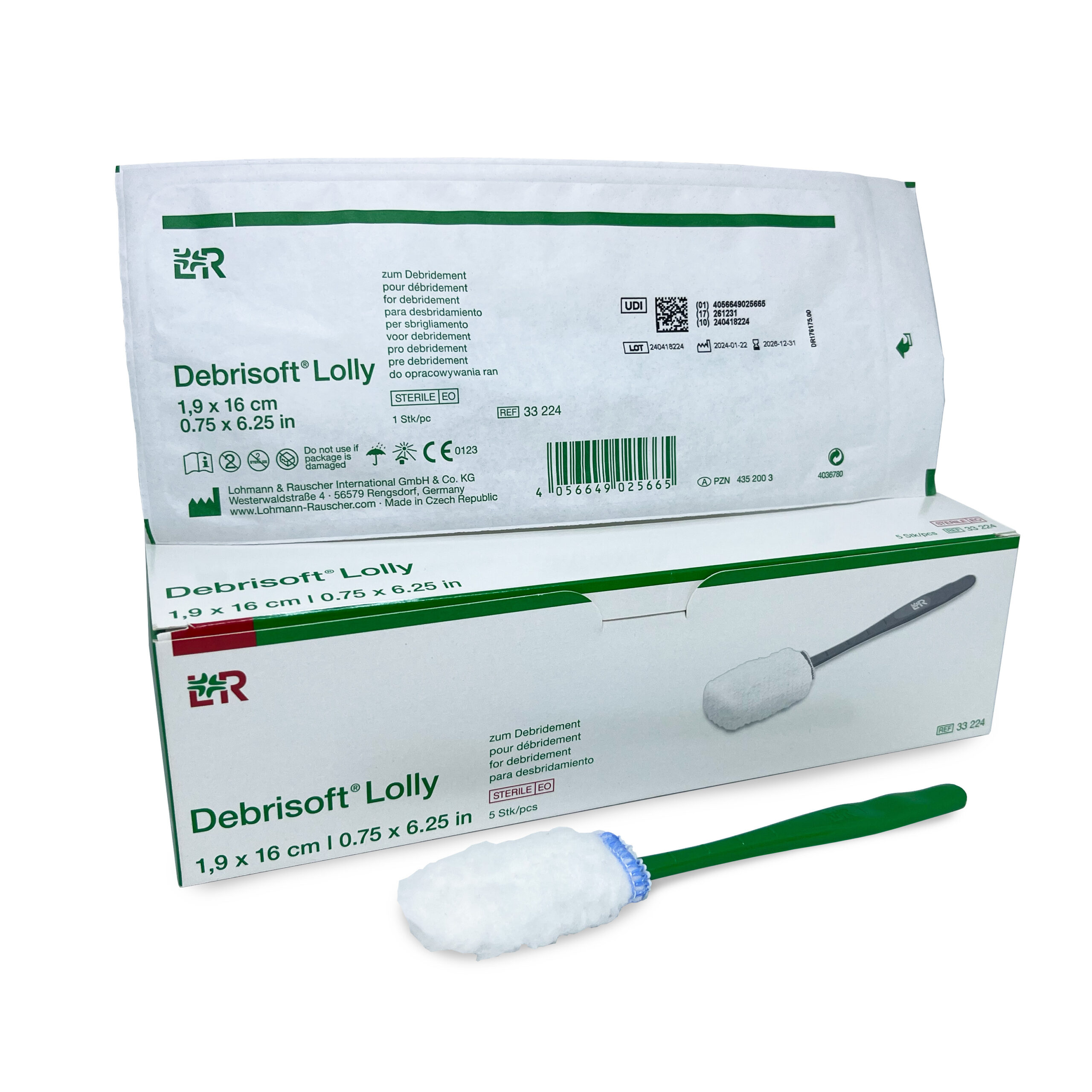 Lohmann & Rauscher Debrisoft® Lolly 1.9 x 16 cm - Image 2