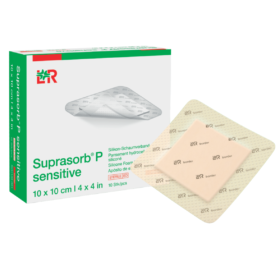 Lohmann & Rauscher Suprasorb® P Sensitive Foam 10 x 10 cm Border