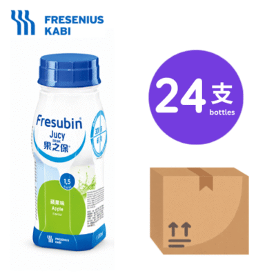 Fresenius Kabi Jucy Apple Flavor Nutritional Supplement 200ml 24-Pack Juice-Style Nutritional Drink