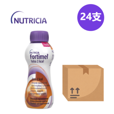 Nutricia Fortimel EX 2kcal High Energy Nutritional Supplement Chocolate Caramel Flavor 24 Bottles