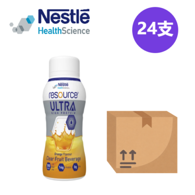 Nestle Resource Fruit Protein Nutritional Drink Orange Flavor 200ml 24-Pack Nutritional Supplement